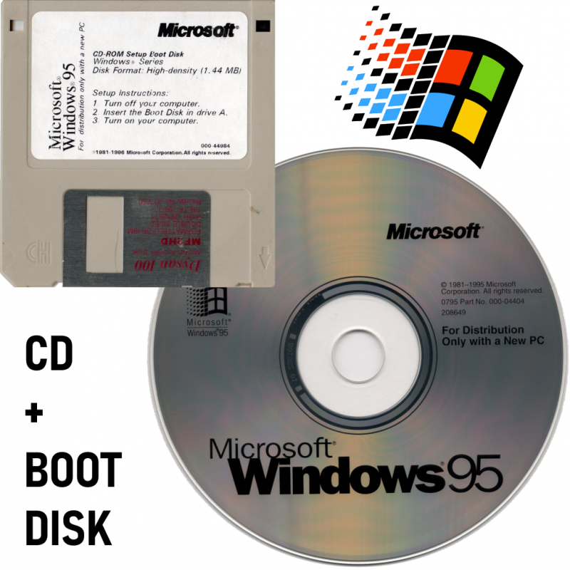 windows 95 osr2 and boot floppy imageshack