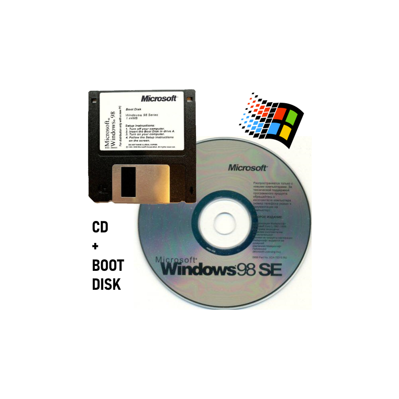 create window 98 boot disk everything from cd