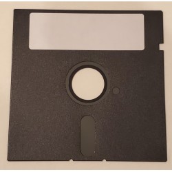 5.25" Floppy Disk Labels - Blank White Matte (4.00" x 1.33")