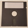 5.25" Floppy Disk Labels - Blank White Matte (4.00" x 1.33")